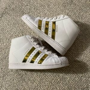 Adidas Superstar Up 'White Gold Metallic